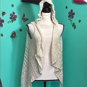 Absolutely creative worldwide brand Hooded sweater vest